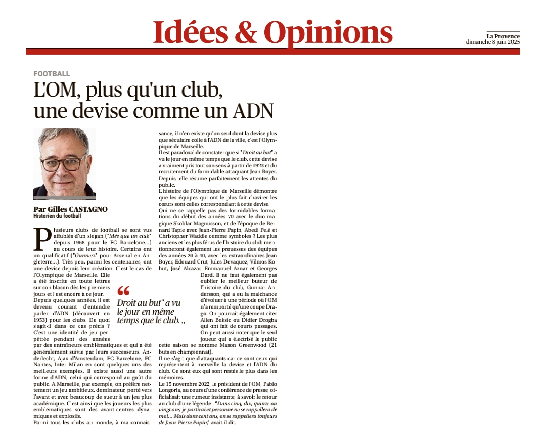 Coupure de presse — La Provence